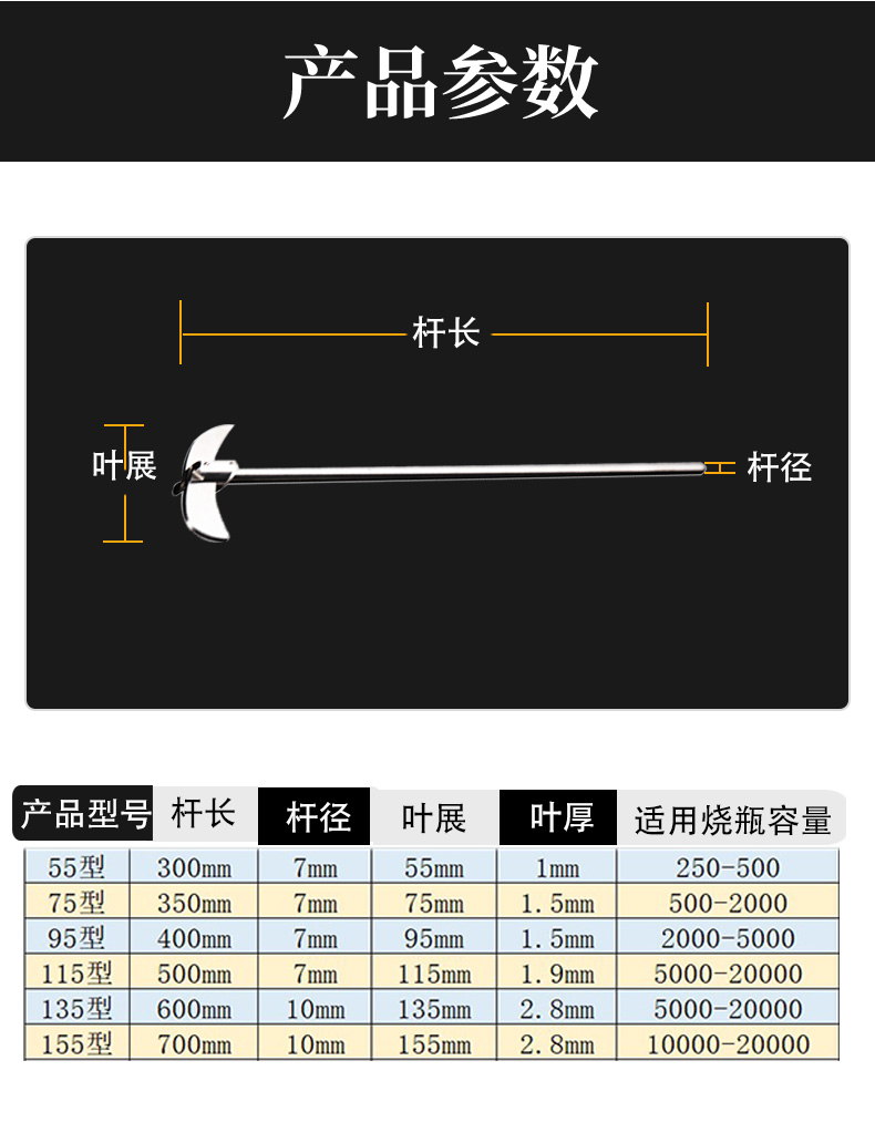 不锈钢搅拌棒